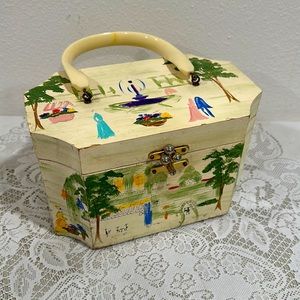 1960’s Vintage Annie Laurie originals purse basket bag